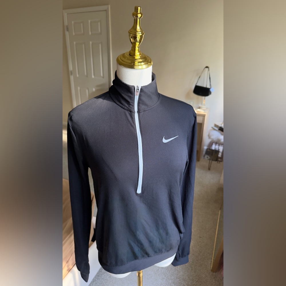 Nike Black Quarter-Zip Top